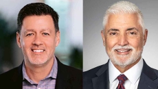 From left, John Beaman, CFO for Adventist Health, and Robert Broermann, CFO of Sentara