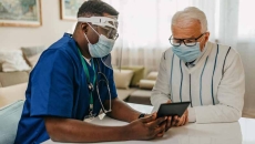 A home health visit