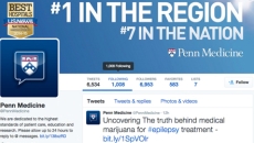 Screen shot of PennMedicine twitter page