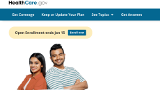 HealthCare.gov screenshot