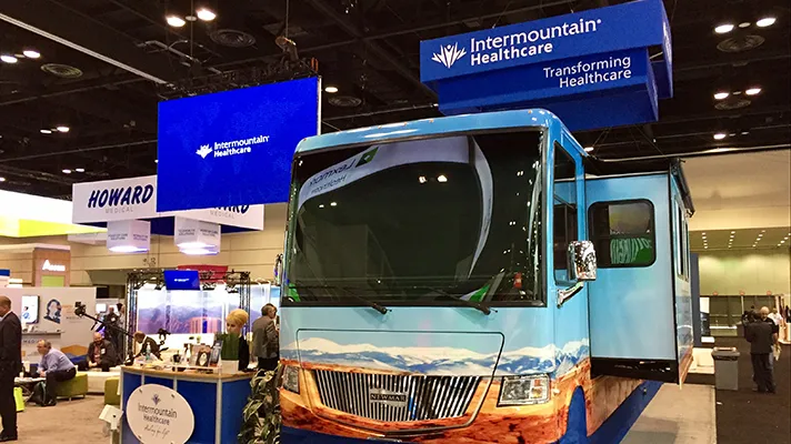 Intermountain booth at HIMSS17