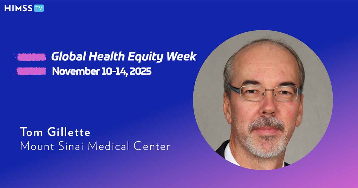 Tom Gillette, Mount Sinai Medical Center Miami Beach_Global Health Equity Week 2025