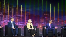 The panel on stage
