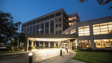 Hospital driveway and entrance