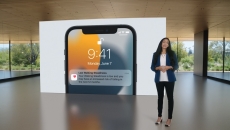 Adeeti Ullal, Apple’s senior manager for motion health technologies, speaks at WWDC.