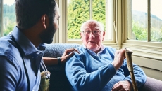 The agency advises that infection-control measures be put in place during visits, such as social distancing and outdoors visits when possible.