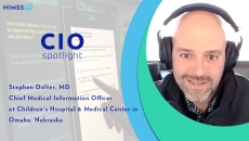 Dr. Stephen Dolter, CMIO for Omaha's Children's Hospital & Medical Center.