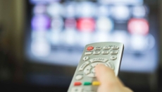 Remote control changing TV channels
