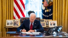 President Biden in the Oval Office