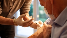 A vaccine being administered