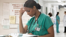 Burned out physician.