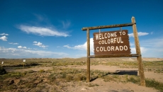 Welcome to Colorado sign, wikipedia