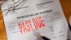 Overdue medical bill.