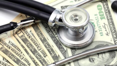Stethoscope and money