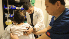 doctor with patient