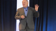 HIMSS President and CEO Hal Wolf speaks at the AI Leadership Strategy Summit on Thursday.