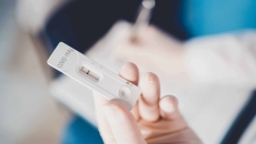 An at-home test kit. Photo: Violeta Stoimenova/Getty Images