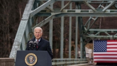 President Biden speaks in New Hampshire. Photo: John Tully/Getty Images