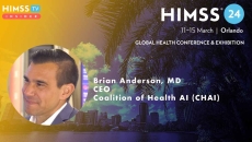 Dr. Brian Anderson at Coalition of Health AI_ Palm trees and skyscrapers in Orlando Photo by Gabriele Maltinti/iStock/Getty Images Plus