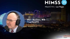 Dr. Don Rucker, 1upHealth_Las Vegas skyline Photo by halbergman_E+_Getty Images