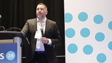 Thomas Novak, senior advisor, state and policy at the Substance Abuse and Mental Health Services Administration, speaks at HIMSS24 in Orlando Monday.