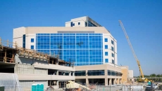 Hospital building under construction