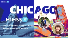 Janet Hohmann, What I Run's director of corporate communications and Elaina McMillan, Edifecs' director of product marketing