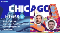 CareSignal CEO Blake Marggraff and Lightbeam president Jerry Shultz.