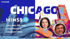 Cleveland Clinic's chief research information officer Dr. Lara Jehi, and IT product director for population health Craig Martin.