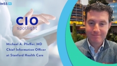 Dr. Michael Pfeffer at Stanford Health Care_Photo: Doctor using tablet by Sean Anthony Eddy/E+/Getty Images