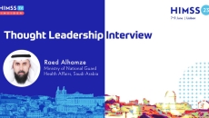 Raed Alhamze, IT executive director of Saudi Arabia's Ministry of National Guard Health Affairs