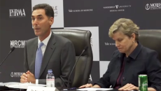 Press conference. Photo: HIMSS Media