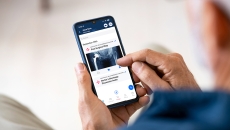 Person using an app on phone. Photo: Courtesy of Playback Health