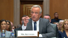 RFK Jr. during Senate committee hearing