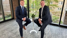 Sanford Health President and CEO BIll Gassen and Fairview Health Services President and CEO James Hereford