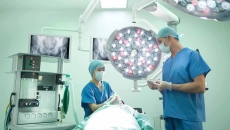 Surgeons in operating room