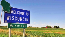 Welcome to Wisconsin sign