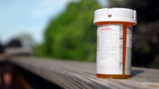 A pill bottle
