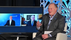 Micky Tripathi, Dr. Daniel Jernigan and Hal Wolf (L-R)