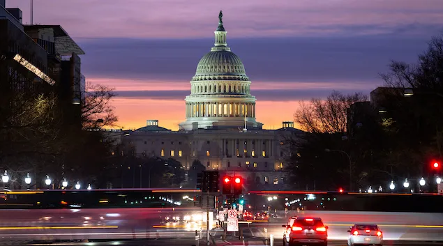 Capitol Building at sunset
