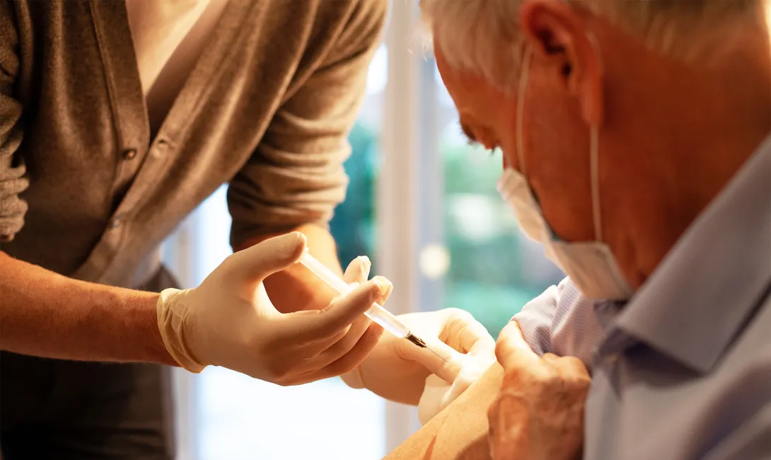 A vaccination A vaccination