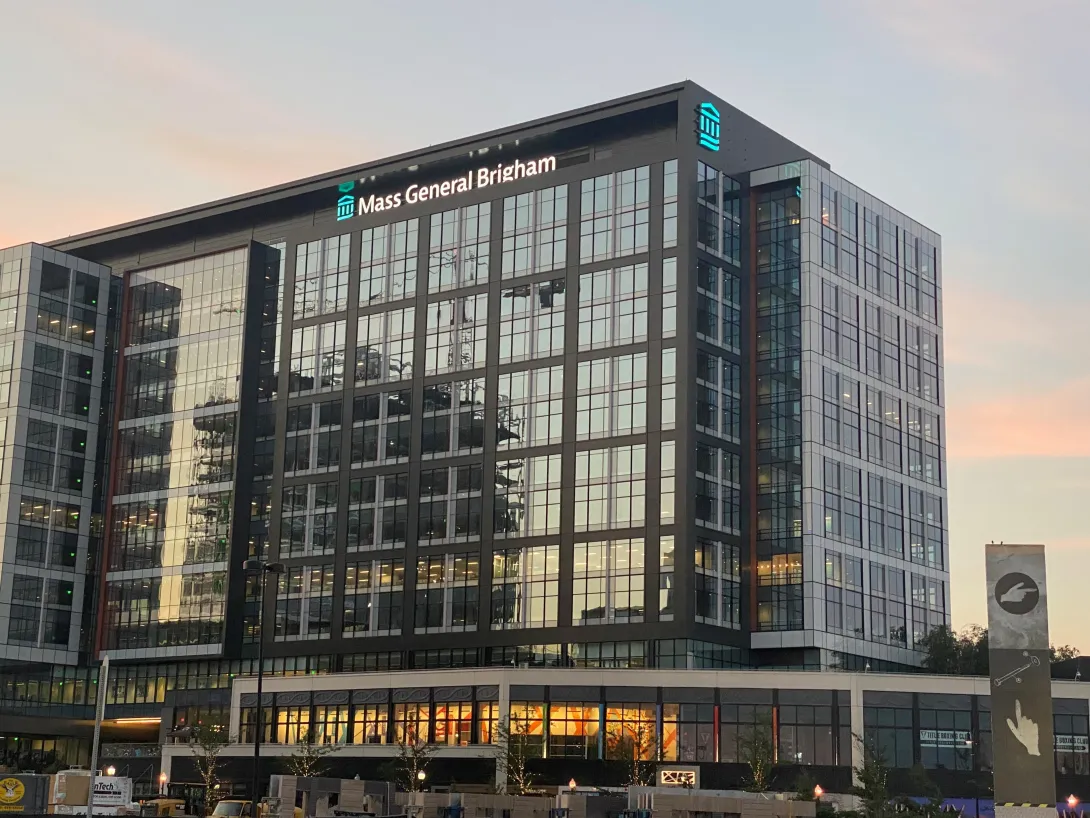 Mass General Brigham sign on building