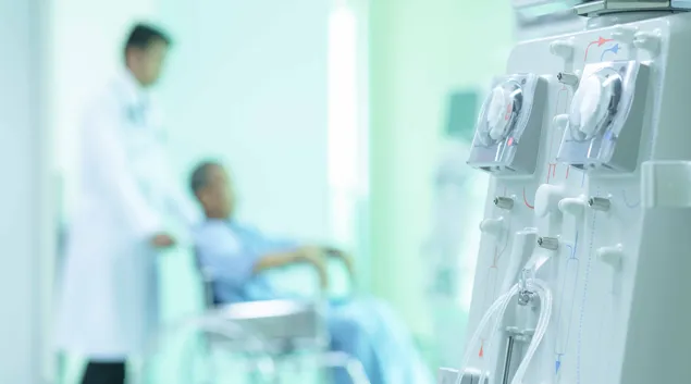 A dialysis appointment A dialysis appointment