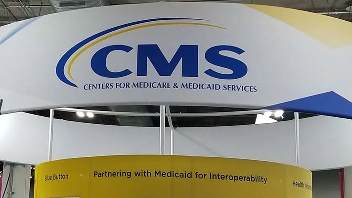 CMS sign.