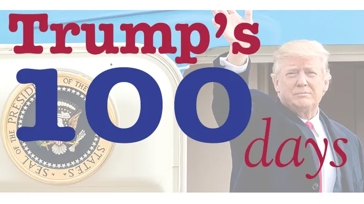 Trump's first 100 days