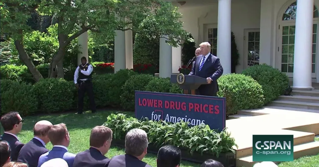 Trumps wants drug companies to post prices in ads