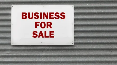 business for sale sign