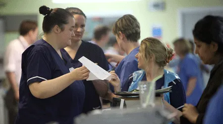 crowded hospital