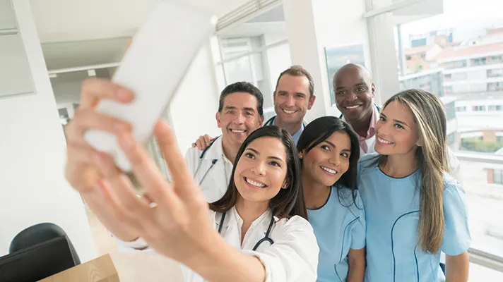doctor selfies for social media millennials telehealth