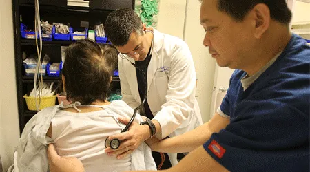 doctor with patient